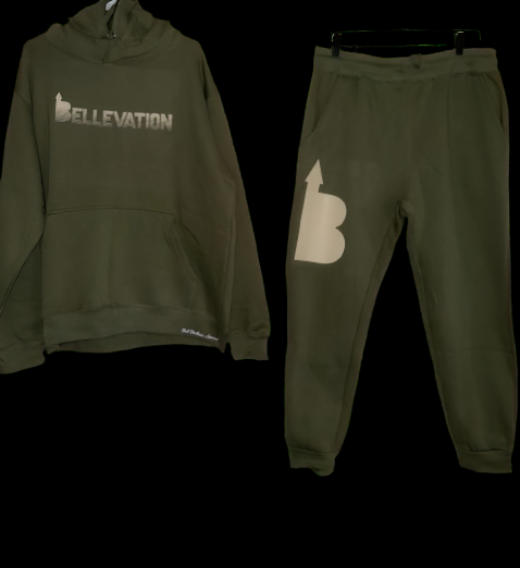 Olive Bellevation Fleece suit