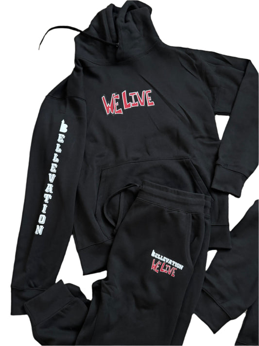 BELLEVATION "WE LIVE" HOODIE SET